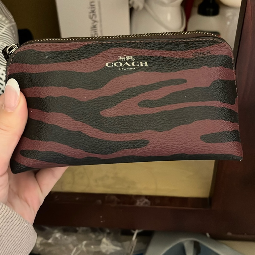 Coach makeup bag